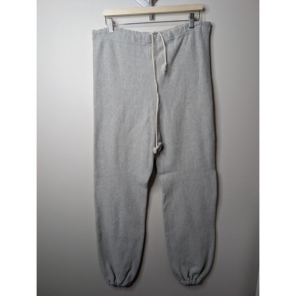 Vintage 70s Champion Reverse Weave Sweatpants Size XL Heather Gray Made In USA - Picture 1 of 12